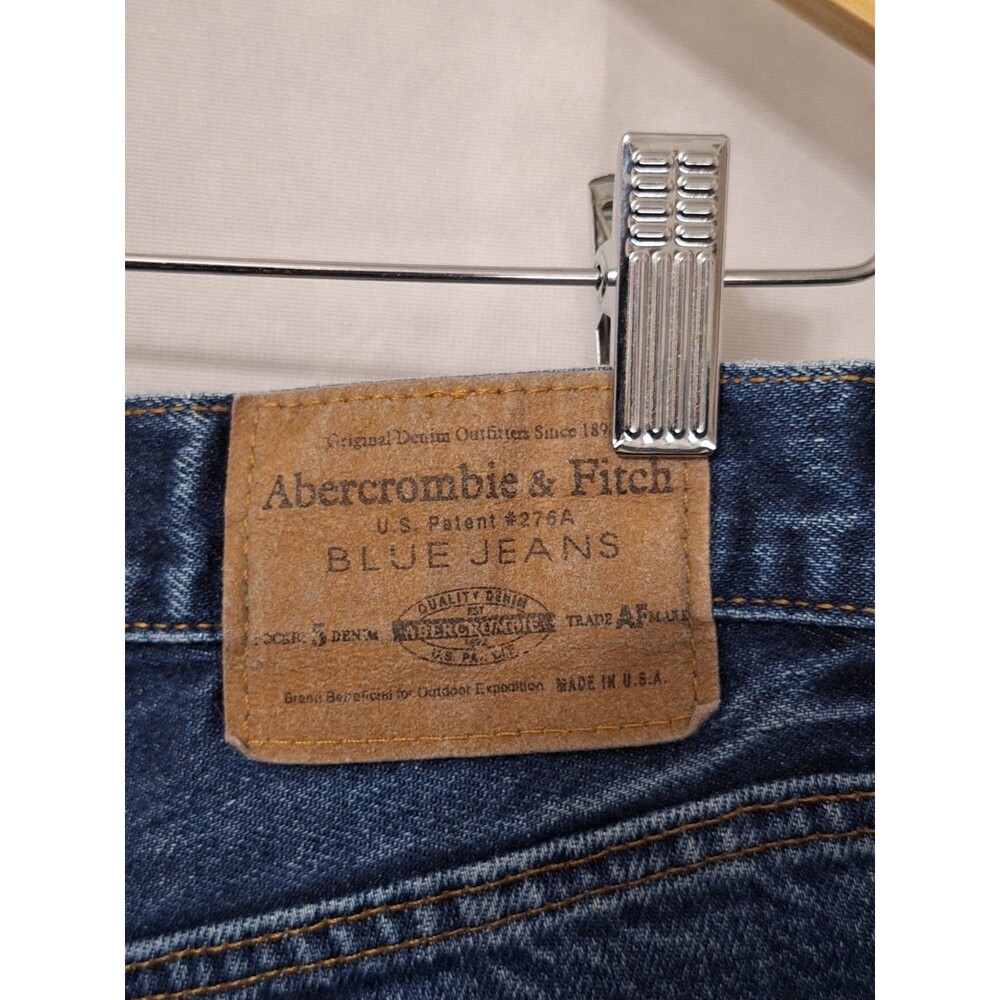 Vintage Abercrombie & Fitch Selvedge Denim Capri Jeans Women Sz 6 Made In USA - Picture 11 of 13